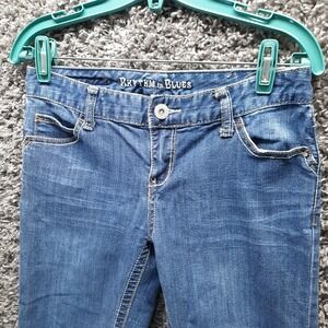 Rhythm in Blues Jeans Women 2 Regular Blue Skinny Fit Stretch Ladies Denim Pants